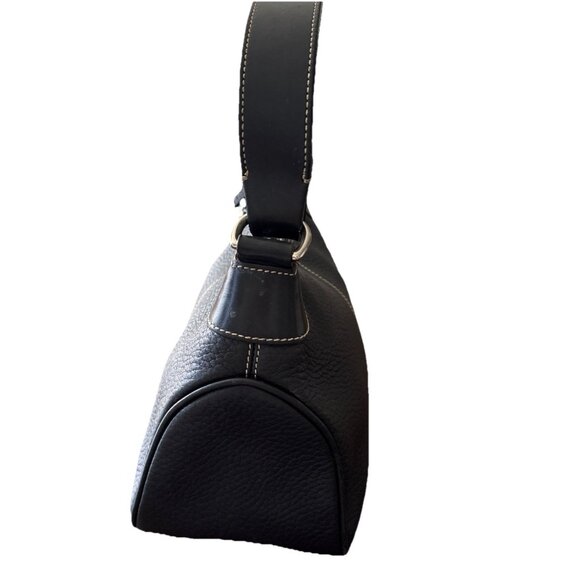 Dooney & Bourke Women's Handbag Purse Black Leather Shoulder Hobo 8 x 11”w-READ! - Picture 6 of 10